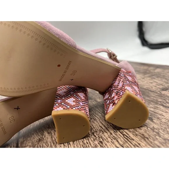 Anthropologie Christie Printed Heeled Sandals - Picture 8 of 8